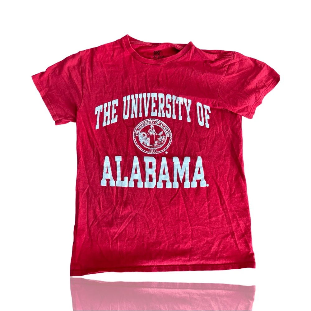 The University of Alabama Vintage Graphic Tee by the game: Adult Unisex Small